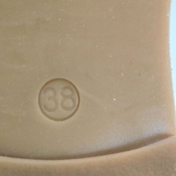 Sotti Sopra Black Leather Made In Italy Ankle Strap Sandals Size 38 - Picture 7 of 7